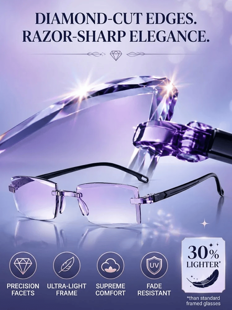 🔥Last Day BUY 1 GET 1 FREE🔥Smart Zoom Diamond-Cut Reading Glasses